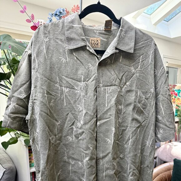 Jos A Bank Vintage Traditional Fit Camp Shirt - Picture 1 of 2